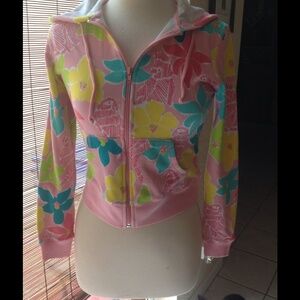 Lilly Pulitzer Pink Floral Jacket